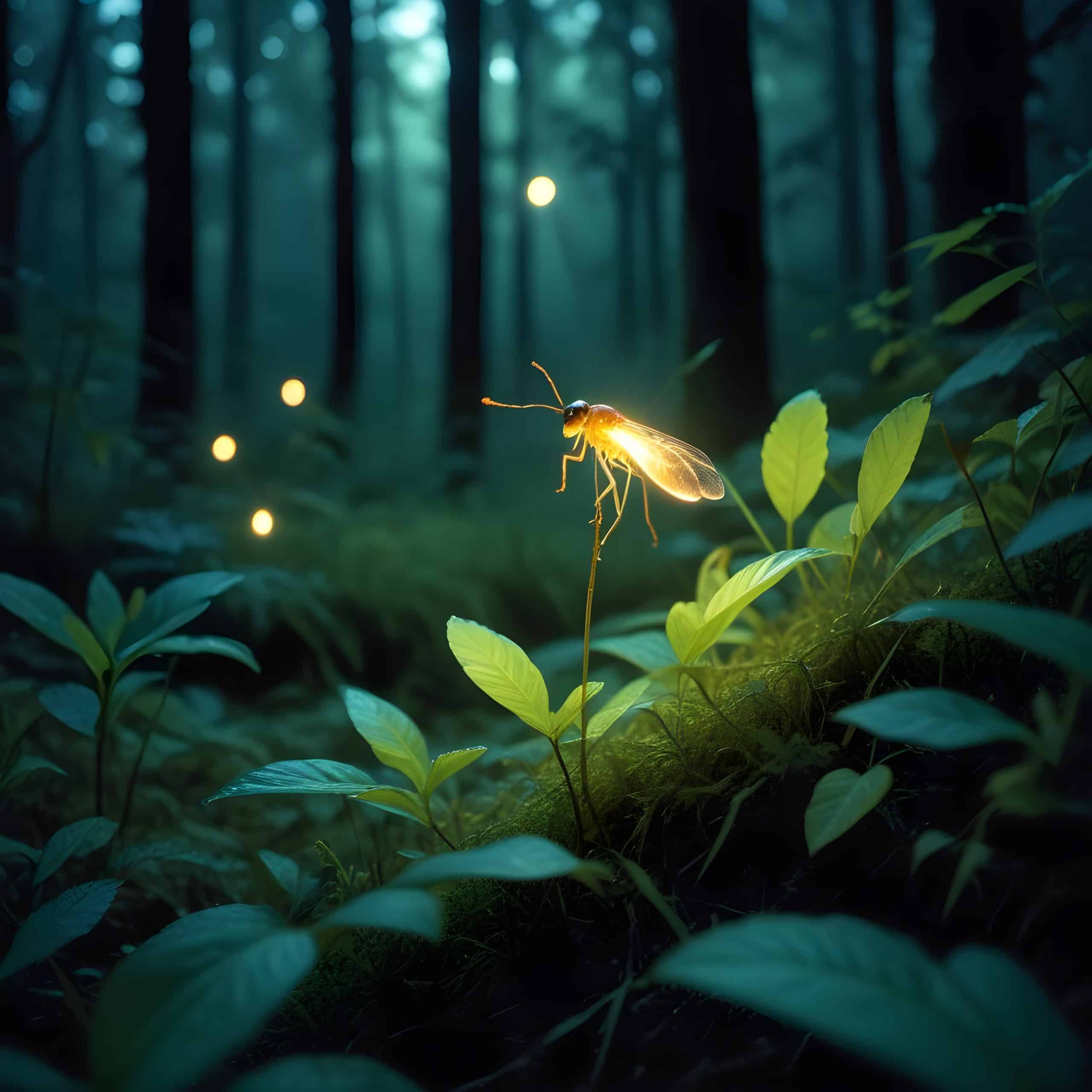 yellow-insect-forest-with-light-background